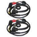 Set of 2 Front ABS Wheel Speed Sensors for Audi A4 Quattro S4 VW Passat (1996–2005)