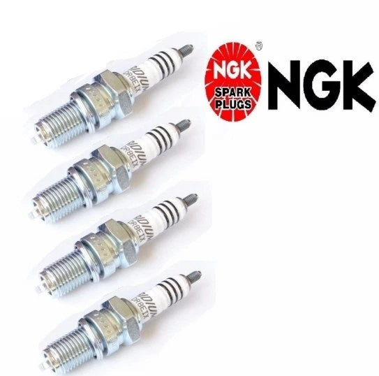 Set of 4 NGK Iridium IX Spark Plugs BKR7EIX for Performance