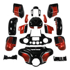 Fairings for Harley CVO Street Glide (2014–2023) Sunset Orange/Black Fade