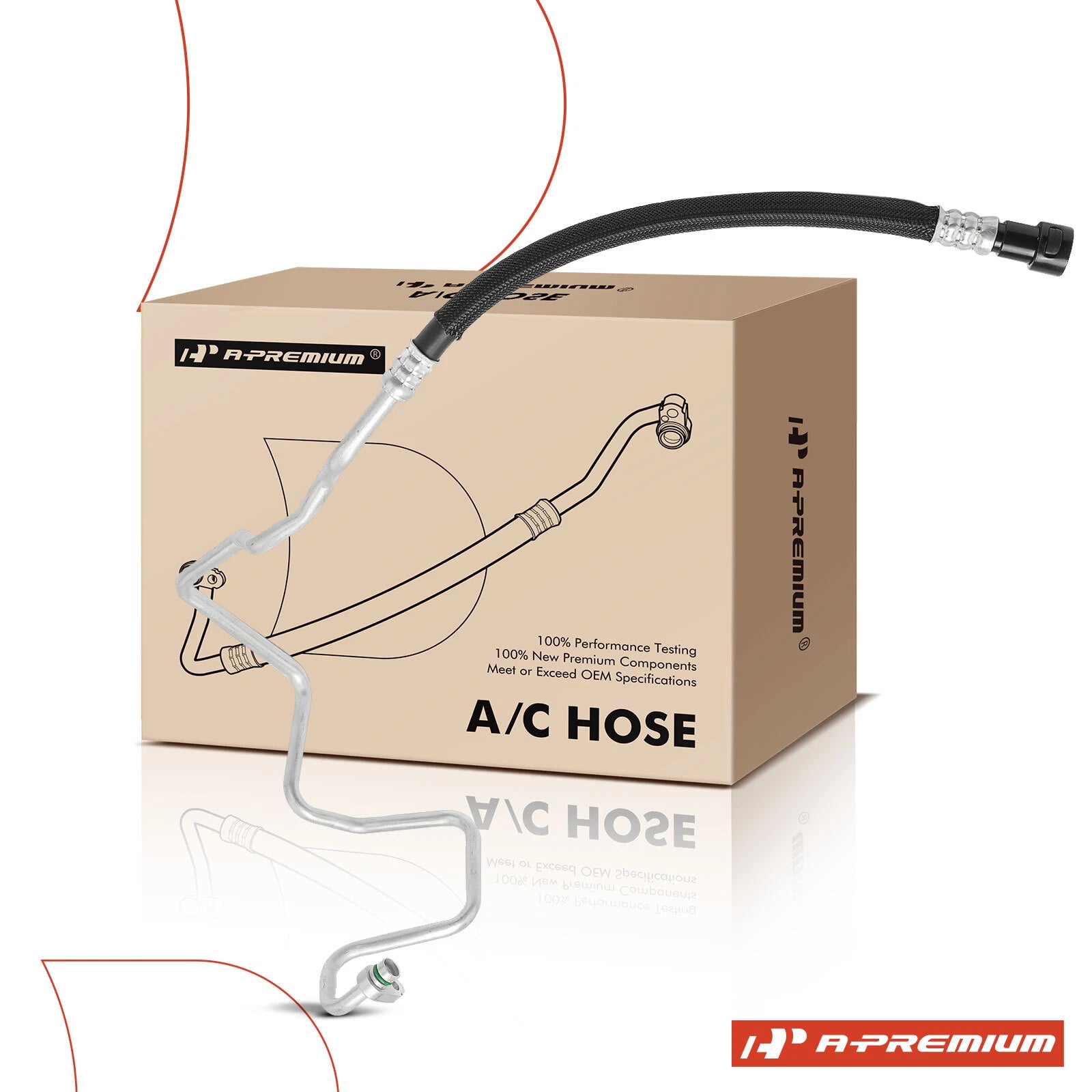 A/C Discharge Line Hose for Jeep Renegade, Fiat 500X (2015–2018)
