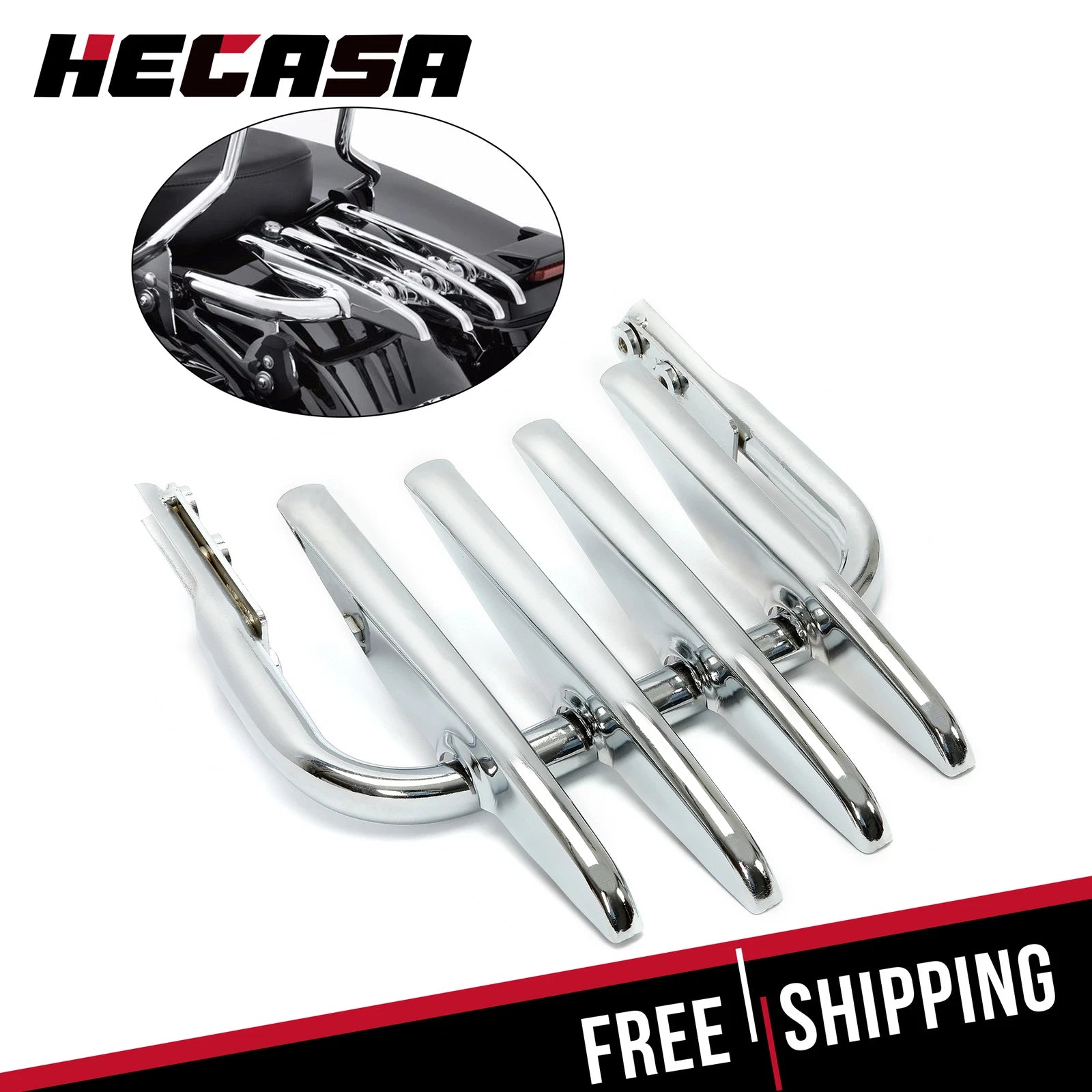 Detachable Stealth Luggage Rack for Harley Electra Glide (1999–2008)
