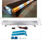 55" White/Amber Strobe Light Bar for Emergency Vehicles