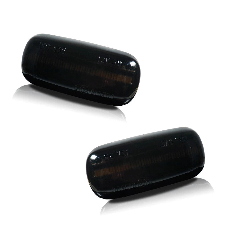 Smoke Lens Amber LED Side Marker Lights for Audi A3 A4 A6 S4 S6