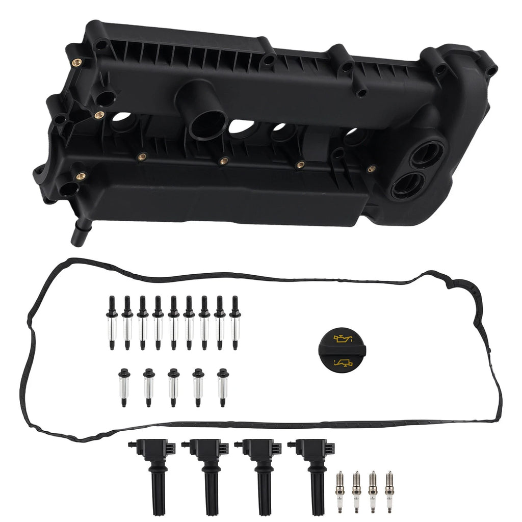 Engine Valve Cover Kit & Ignition Coils for Ford Focus 2.0L L4 (2014–2018)