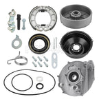 Rear Brake Drum Hub Plate Cover Seal Kit for Honda Rancher TRX350 TRX400 (2000–2006)