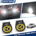 2x White Backup Reverse Light for Honda Accord (1996–2012)