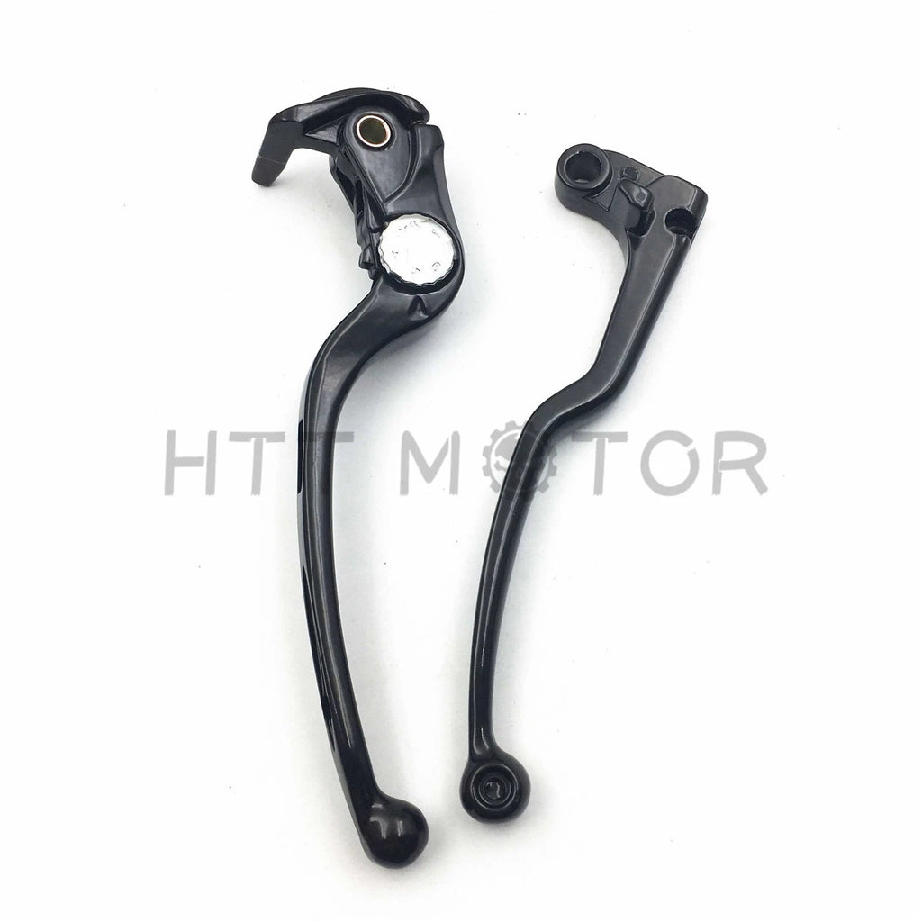 Set of 2 Black Levers for Suzuki GSXR600 GSXR750 GSXR1000 (2006–2023)