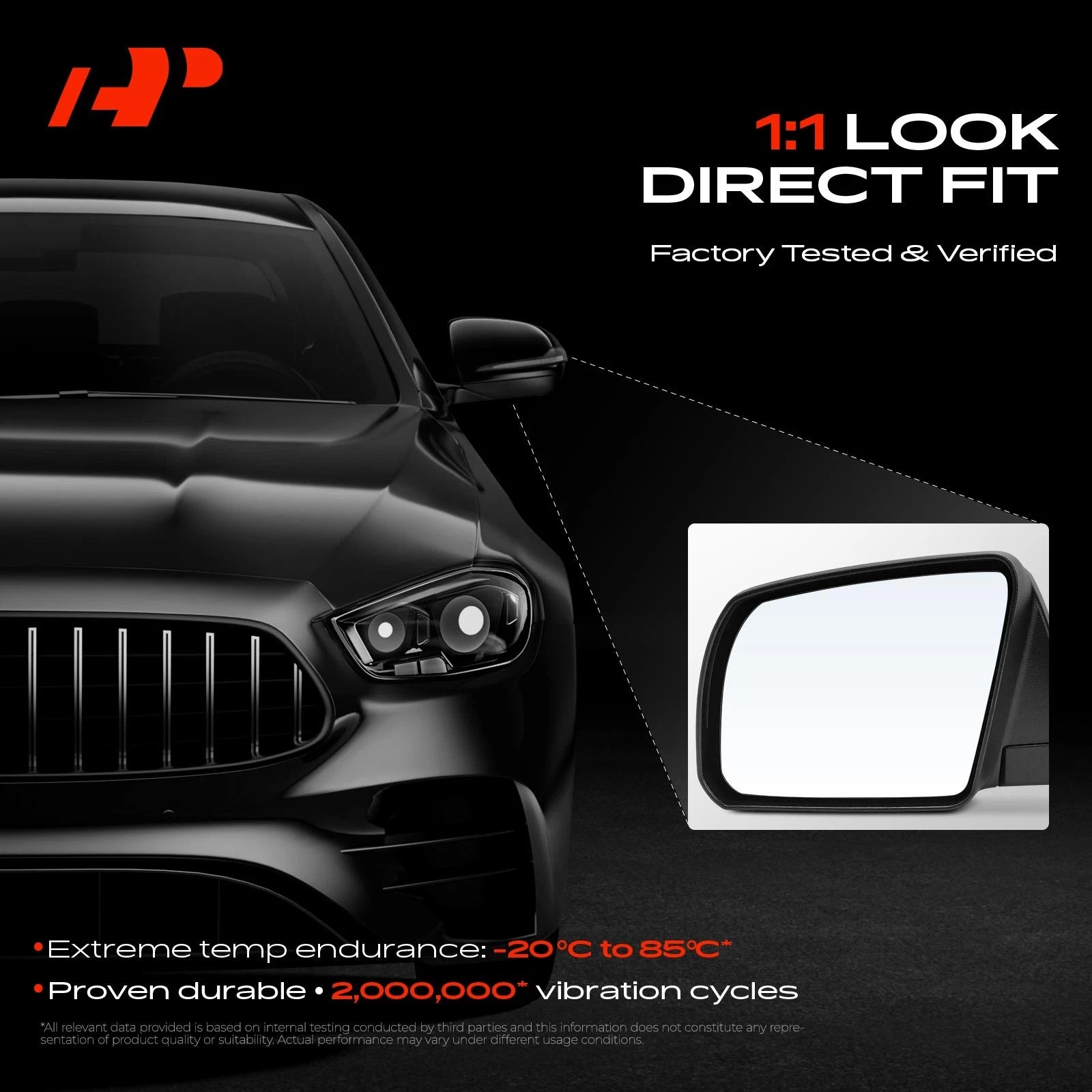 Driver Power Mirror with Manual Folding for Toyota Sequoia SR5 (2008-2013)
