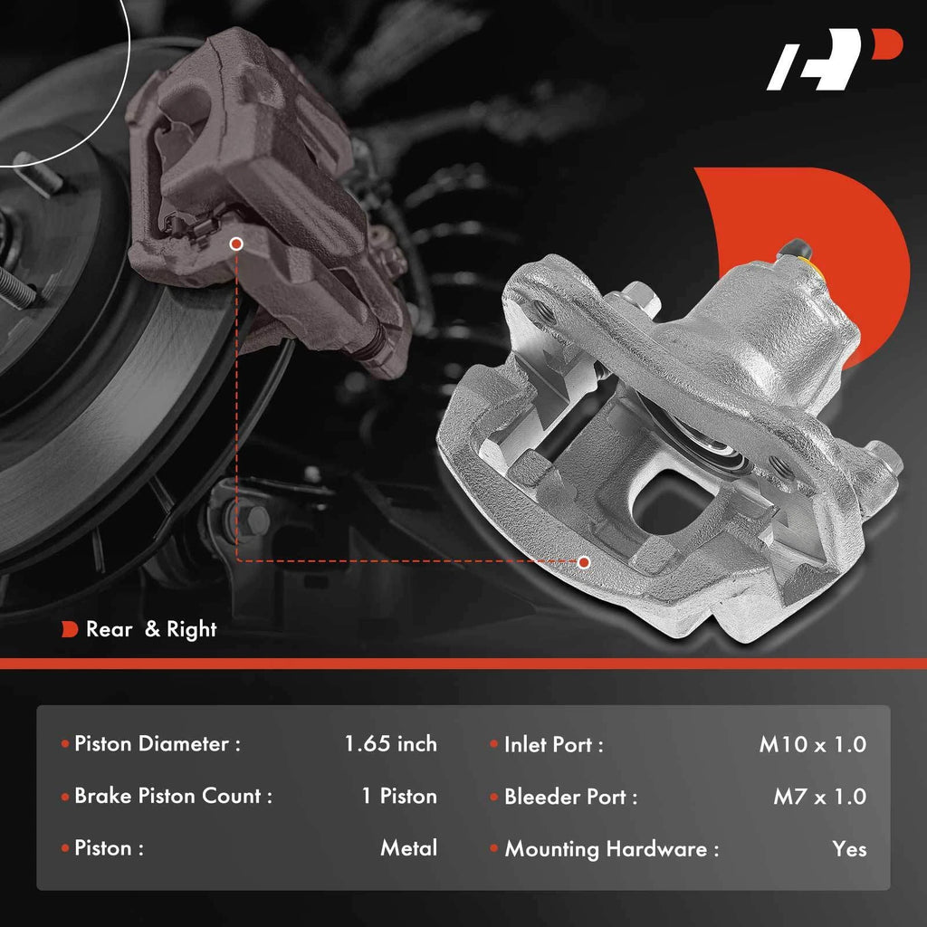 Rear Brake Calipers with Bracket for Toyota Highlander (2006-2007)