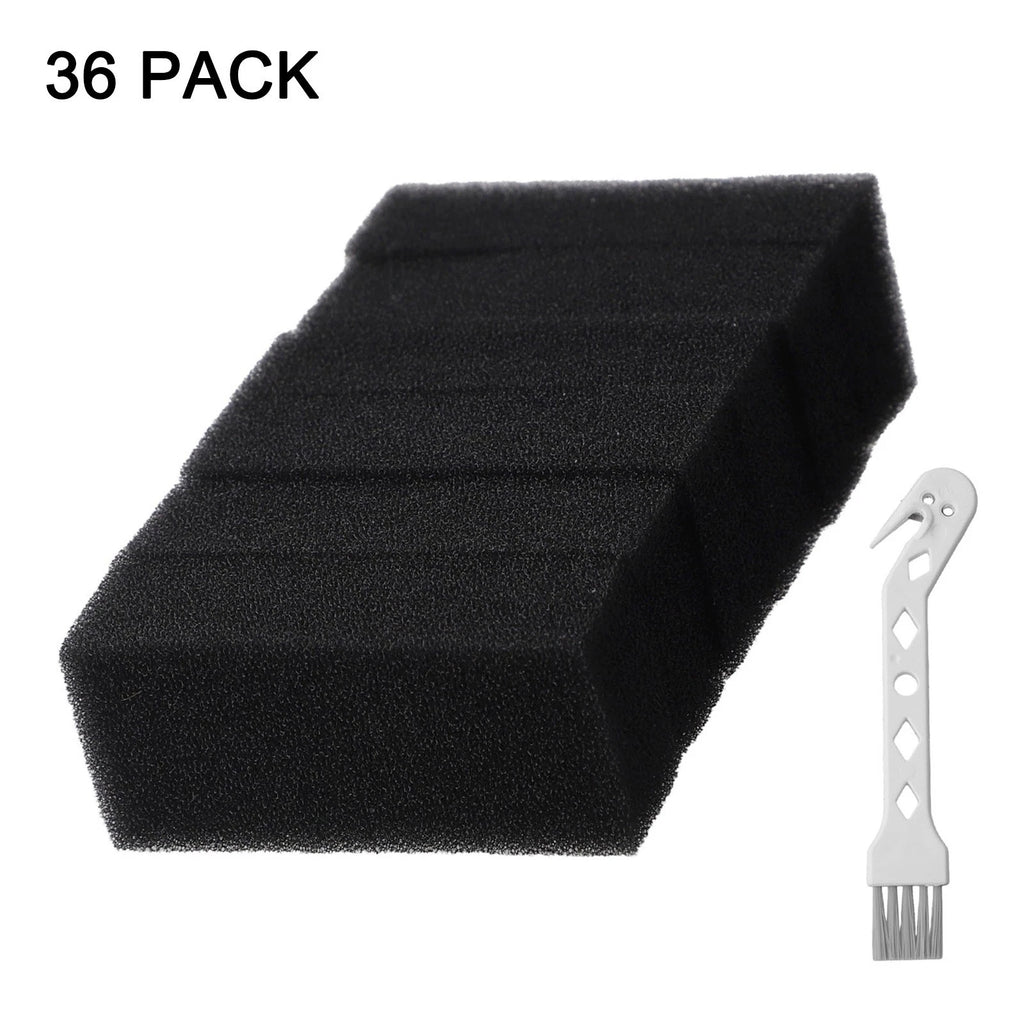 Washable Filter Sponges for Shark Upright Vacuum Cleaners (Set of 36)