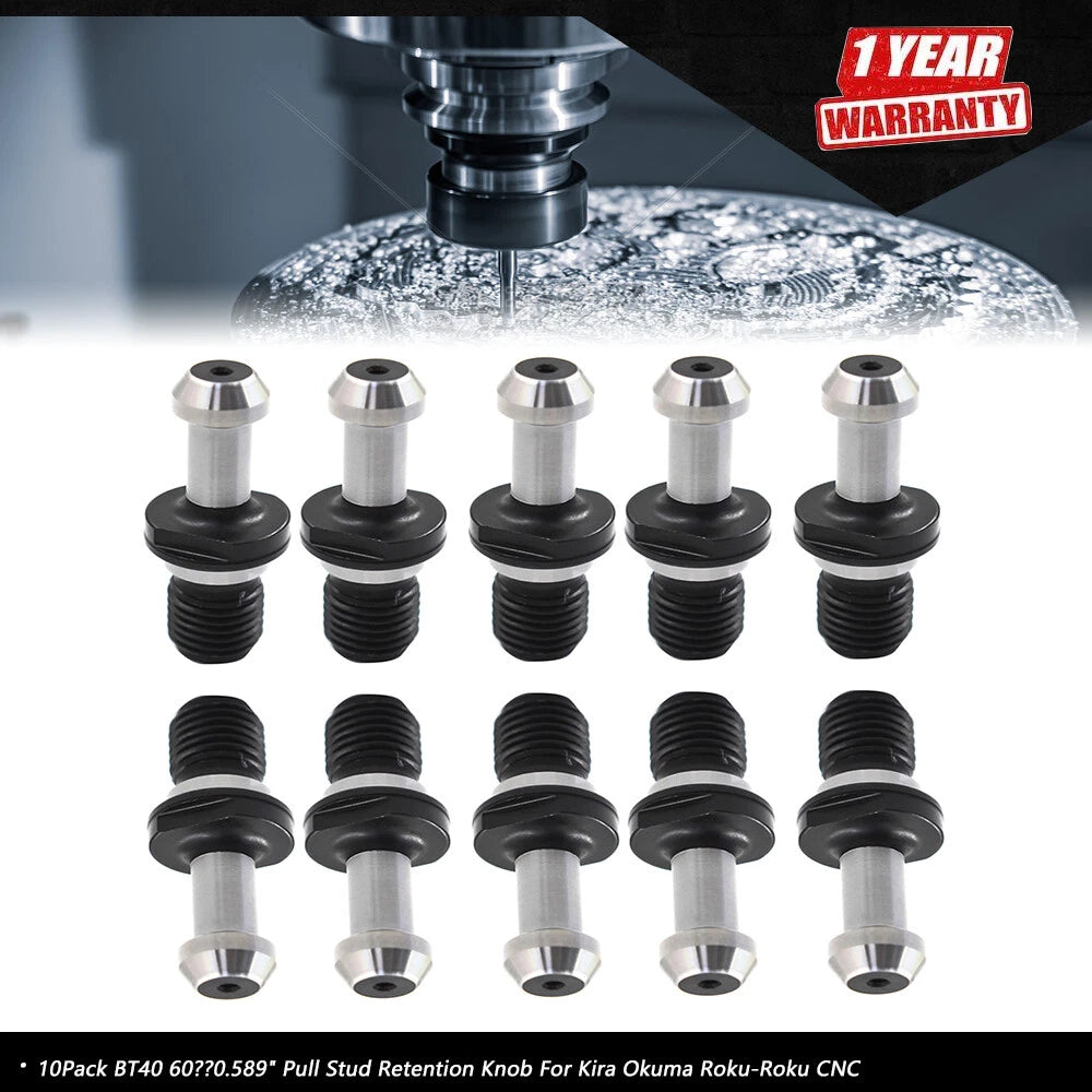 10Pack Pull Stud Retention Knob for Kira Okuma Roku-Roku CNC