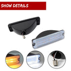 Clear Switchback LED DRL Turn Signal Lights for Dodge D150 D250 W150 W250 (1991–1993)