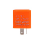 2 Pin Speed Adjustable LED Flasher Relay for Motorcycle Turn Signal Indicator