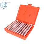 Set of 10 Steel Parallel Blocks 1/8" for Milling