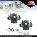 2 Sets Trailer Hub Kits for 3 Axle Trailers