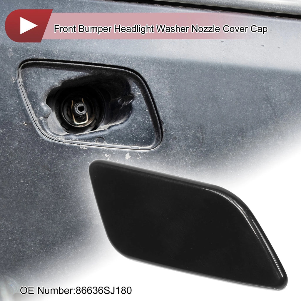 Front Right Washer Nozzle Cover Cap for Subaru Forester (2022–2024) Black