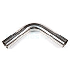 2X 3" 76mm 90 Degree T-304 Stainless Steel Exhaust Tube Bend Piping