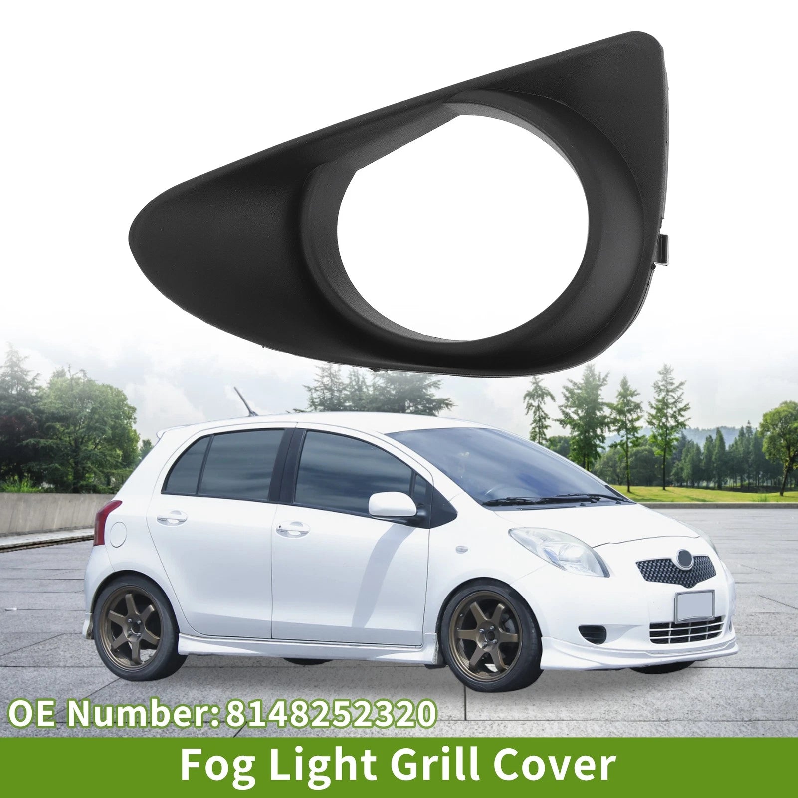 1 Pc Fog Light Grill for Toyota Yaris (2011–2014) No. 8148252320