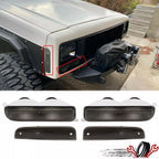 Set of 4 Smoke Front Corner and Bumper Signal Lights for Jeep Cherokee XJ (1997–2001)