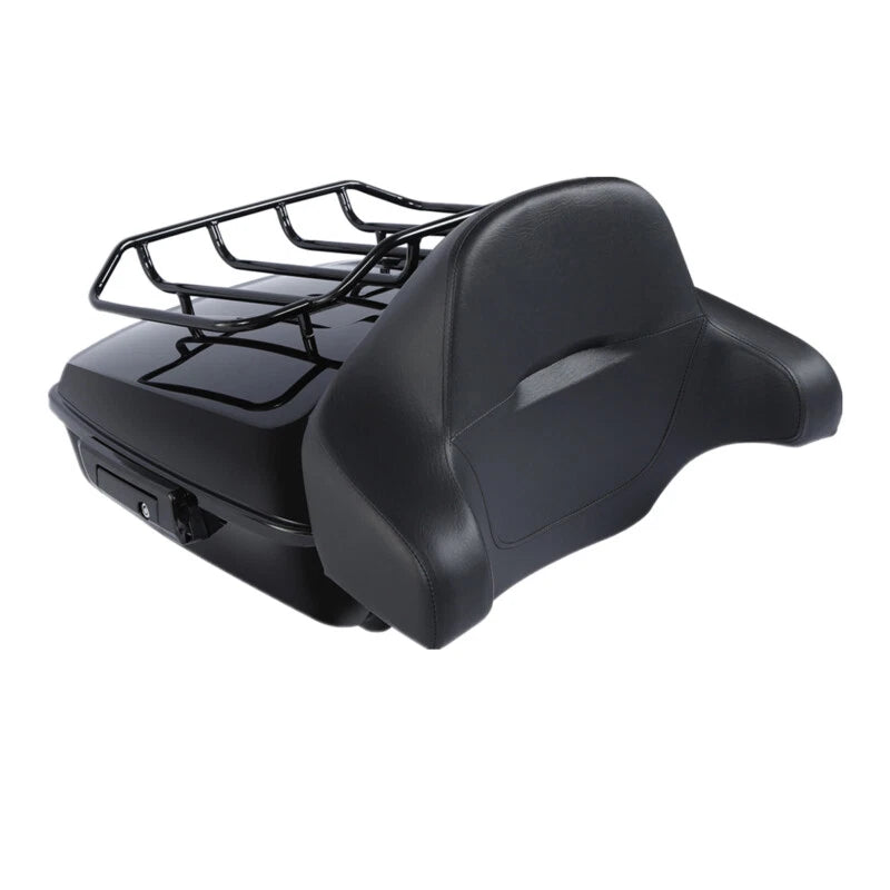 Chopped Trunk Backrest Luggage Rack for Harley Touring (2014–2025)