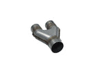 Dual Exhaust Y Pipe for Nissan Titan (2004–2006) 2.5 Inch Rolled Edge Tip