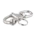 Set of 2 Stainless Steel Quick Release Snap Hooks for Marine Applications