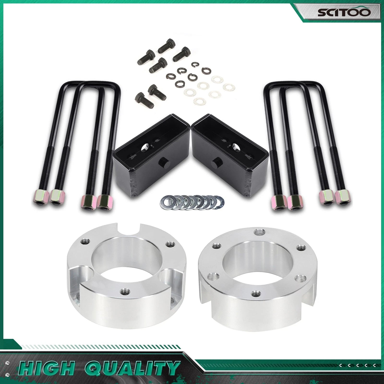 4X 3" Front 2" Rear Leveling Lift Kit for Toyota Tacoma (2005–2019) 2WD 4WD