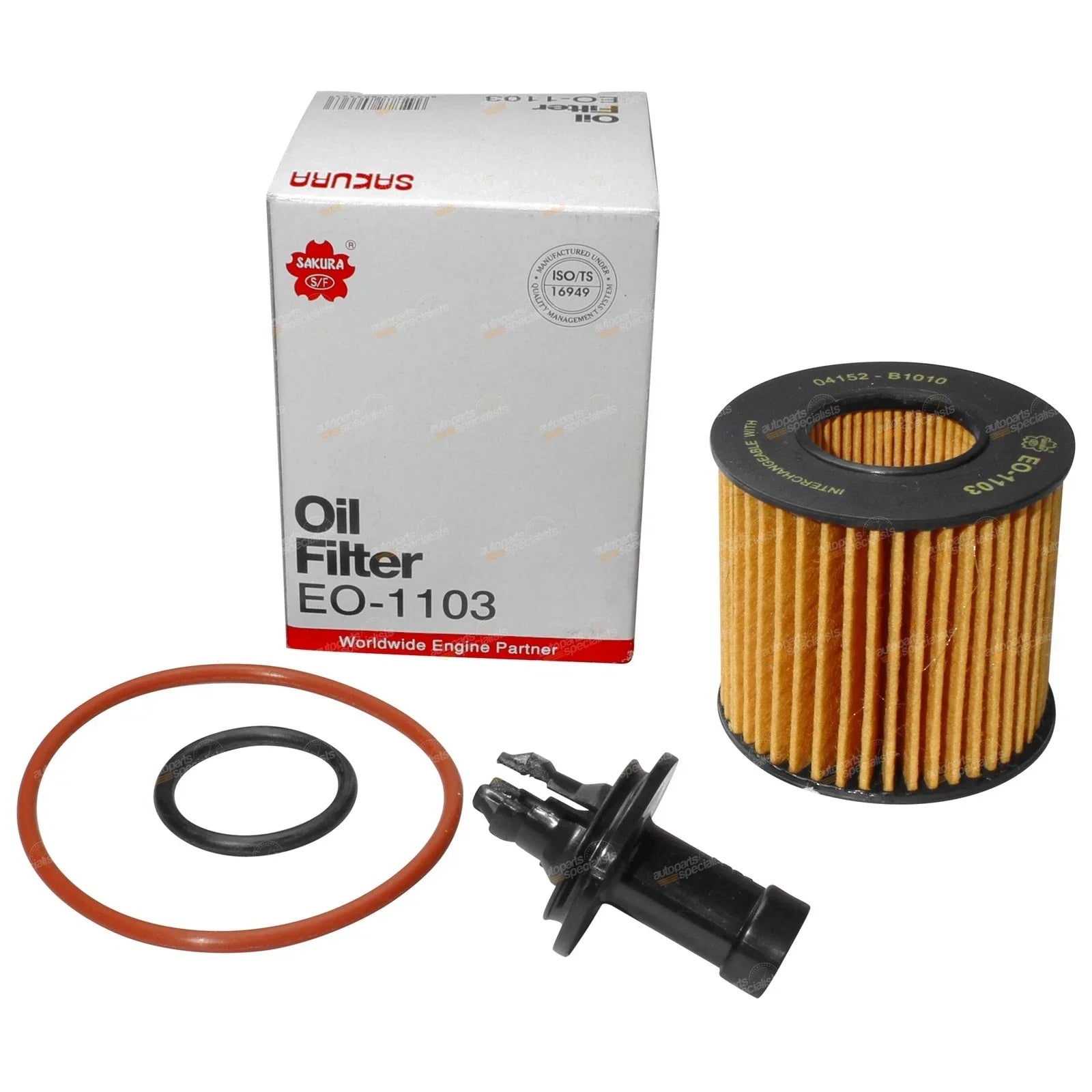 Engine Cartridge Oil Filter for interchangeable with Ryco