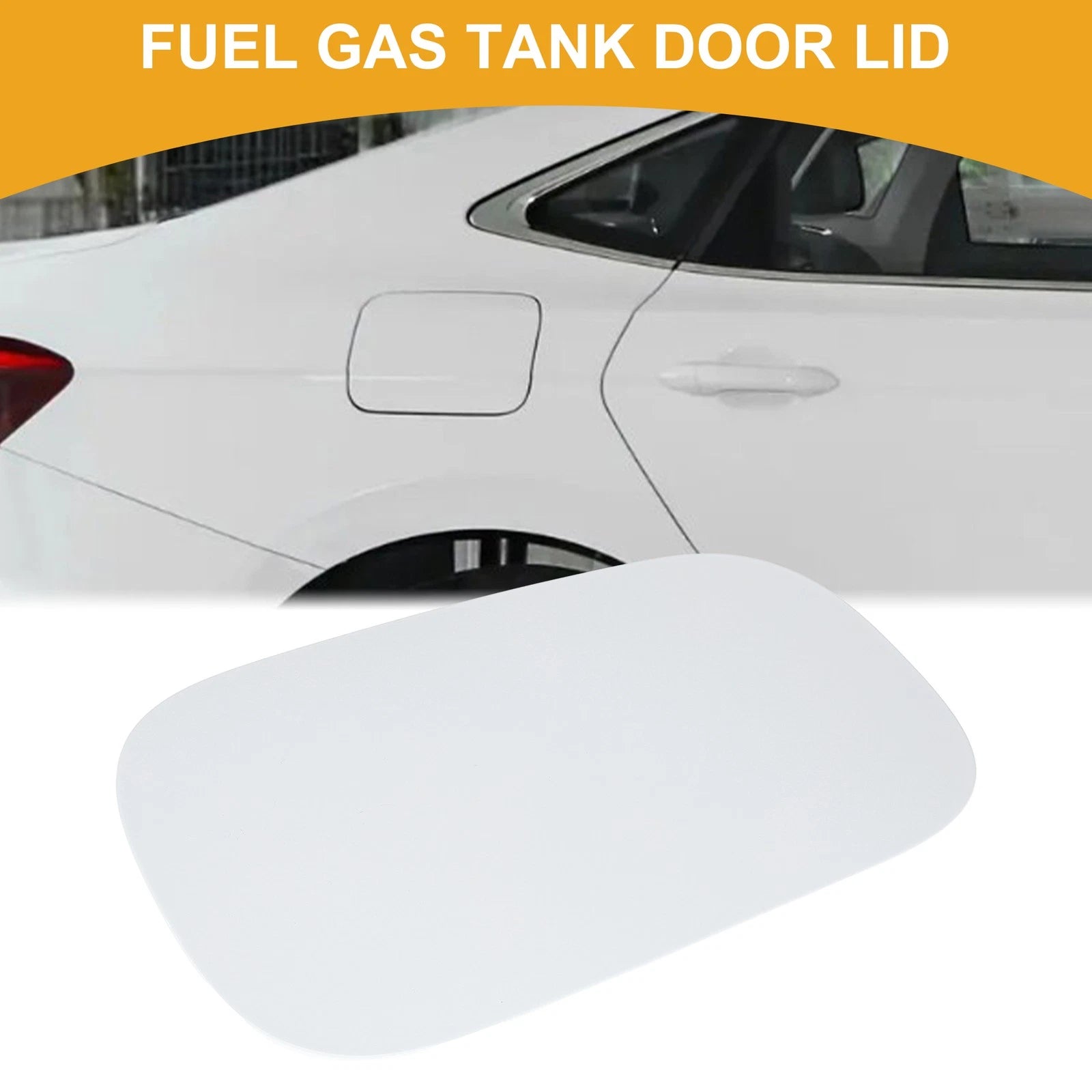 Fuel Tank Door Cap for Mercedes-Benz C253 (2016–2019) Fuel Filler Flap Cover White