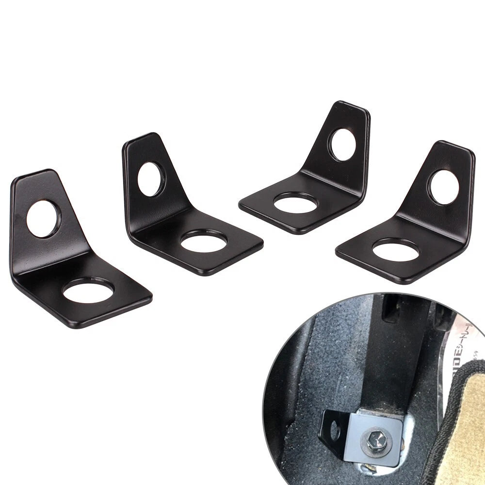 Set of 2 Seat Belt Mounting Brackets for Universal Fit