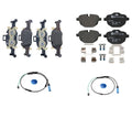 ATE Front and Rear Brake Pad Set and Sensors for BMW