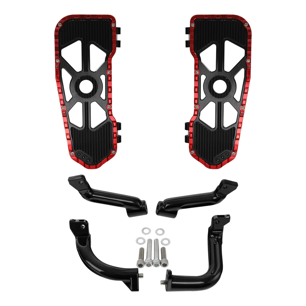 Driver Floorboards Footboards with Bracket for Harley Touring (2017–2024)