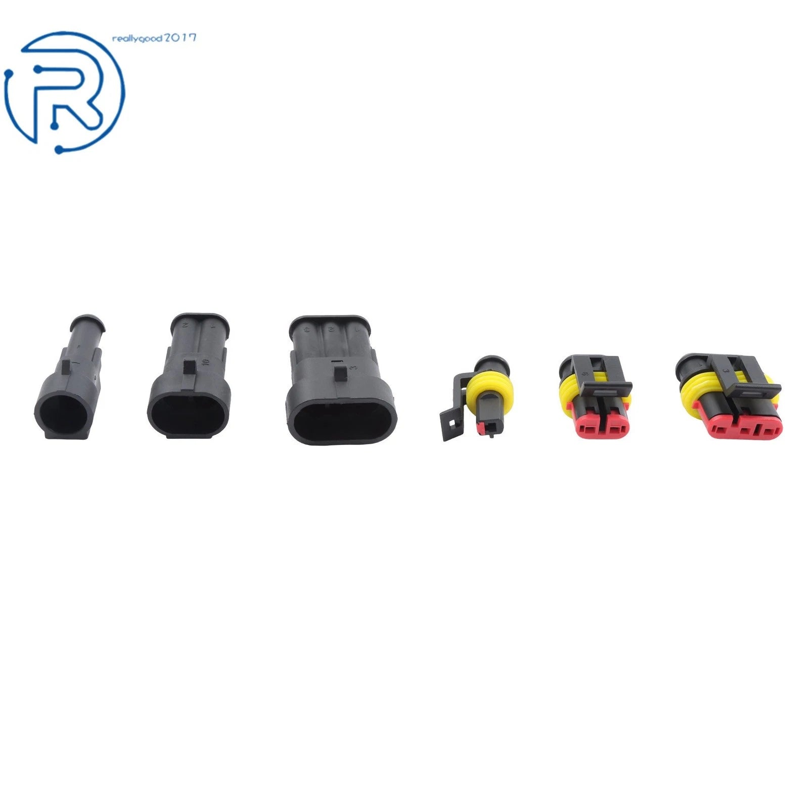 800Pcs Electrical Wire Connectors Plug Kit with Tool (1/2/3/4/5/6 Pin)