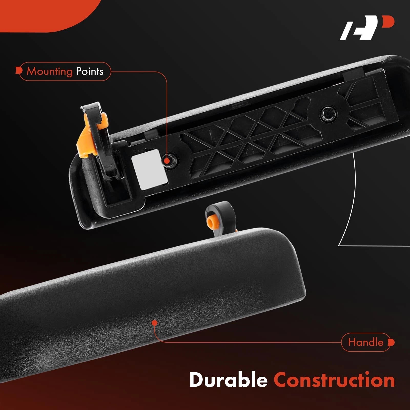 Texture Black Exterior Door Handle for Nissan Frontier Xterra (2005–2019)