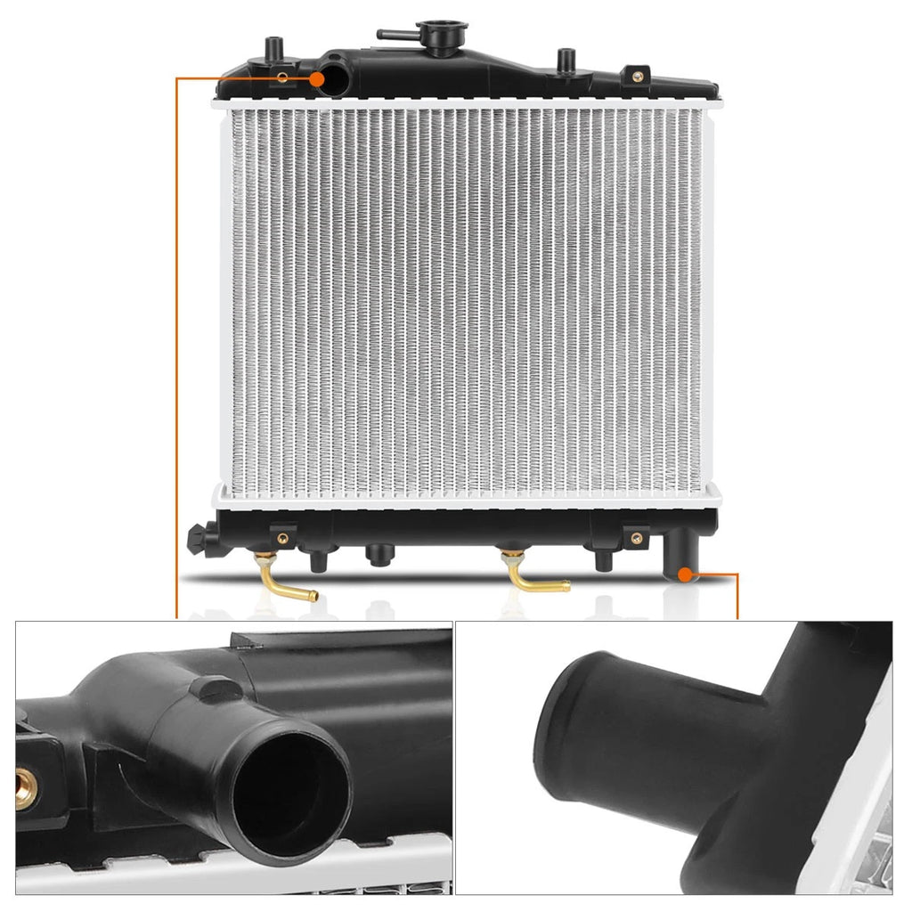 Aluminum Cooling Radiator for Ford Festiva (1988–1993) DPI-263