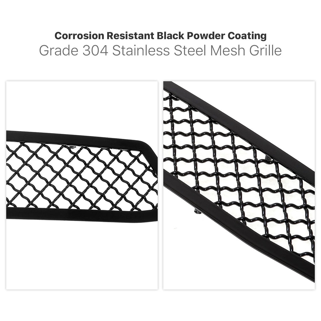Stainless Black Mesh Grille Insert for Honda Ridgeline (2021-2026)