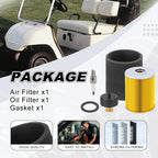 Air Filter Spark Plug Kit for Yamaha Golf Cart G2 G5 G8 G9 G11 (1985–1995)