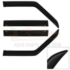 Set of 4 Tinted Window Visor Guards for Jeep Cherokee (1984–2001)