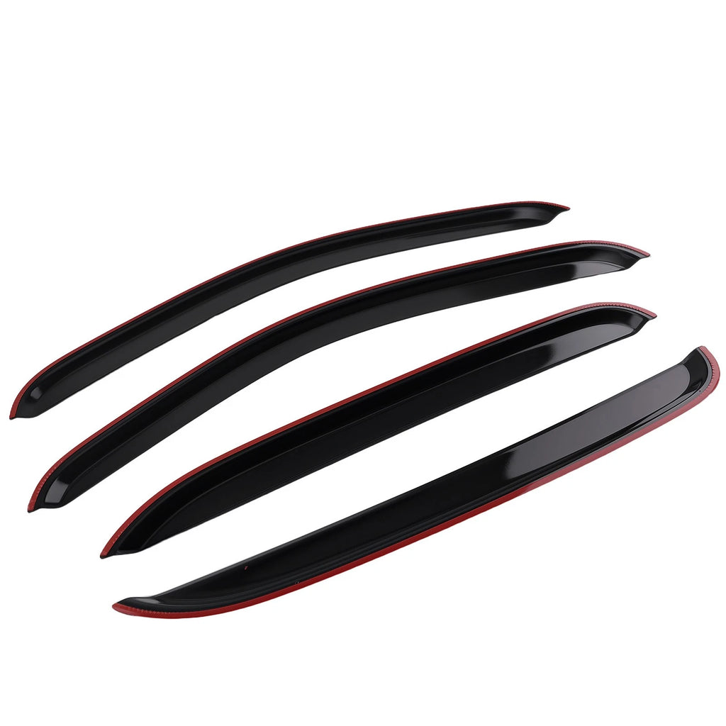 Set of 4 Wind Deflectors Window Visors for GMC Yukon (2007–2014) Black