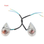Clear Motorcycle Front Rear Turn Signal Lights for Yamaha XV1900 (2006-2013)