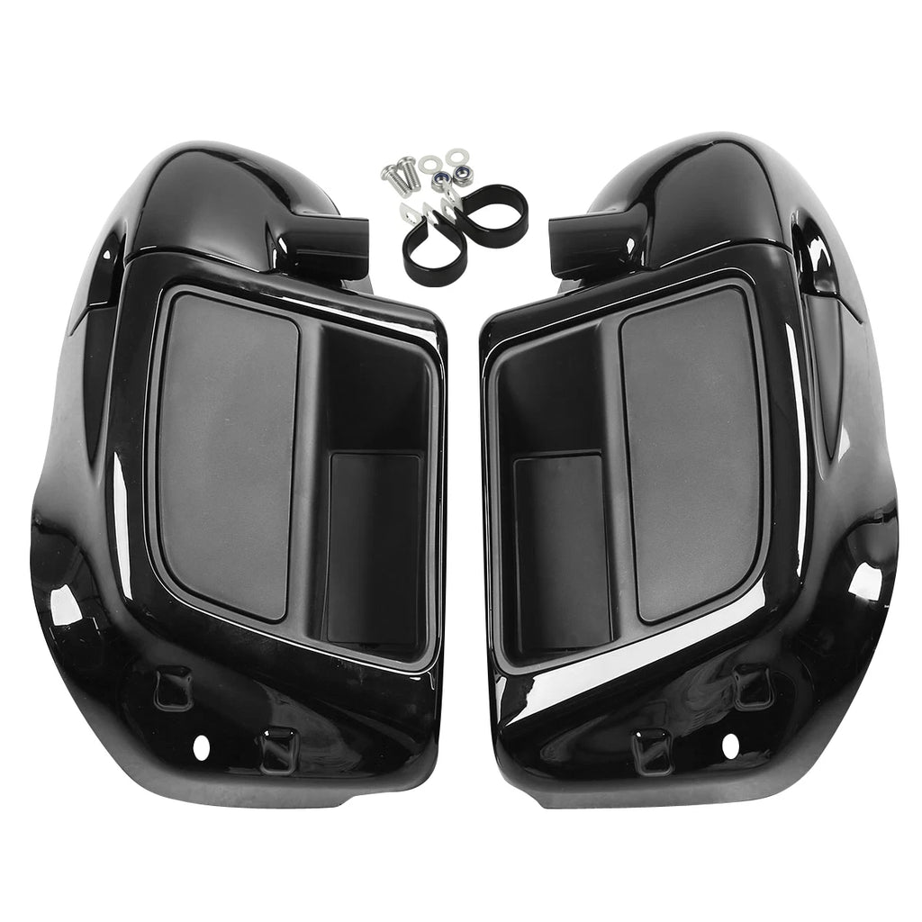 Lower Vented Leg Fairings for Harley Road Glide (2014–2025) Vivid Black