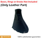 Automatic Shift Boot Cover for Acura TSX (2009–2014) Black PVC Leather