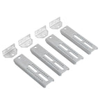 Set of 4 Galvanized Swivel Top Bunk Bolster Brackets for Boat Trailer