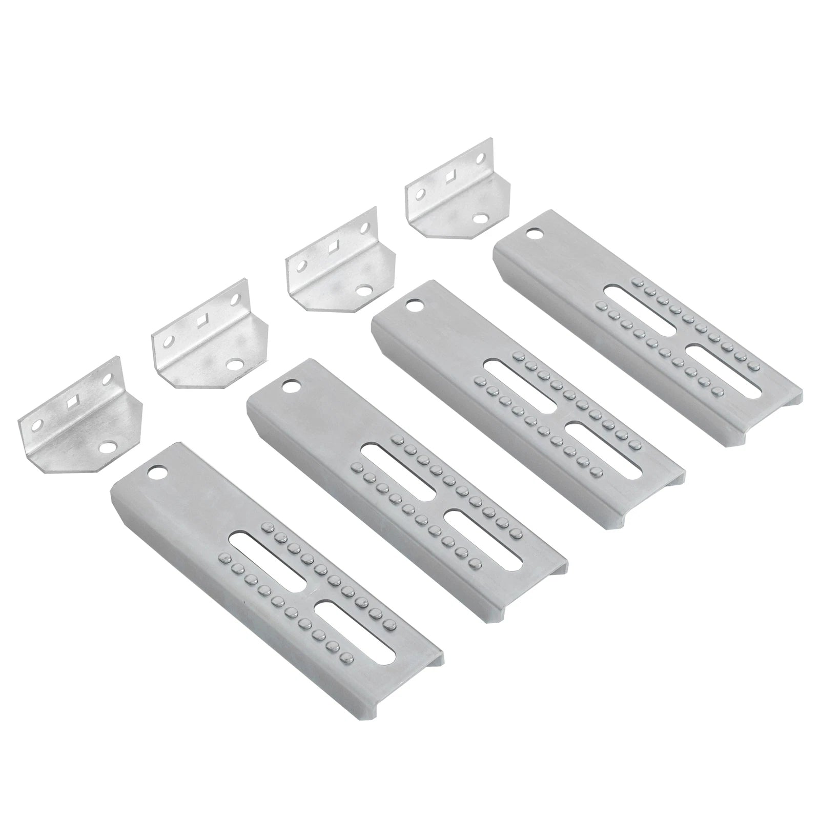 Set of 4 Galvanized Swivel Top Bunk Bolster Brackets for Boat Trailer
