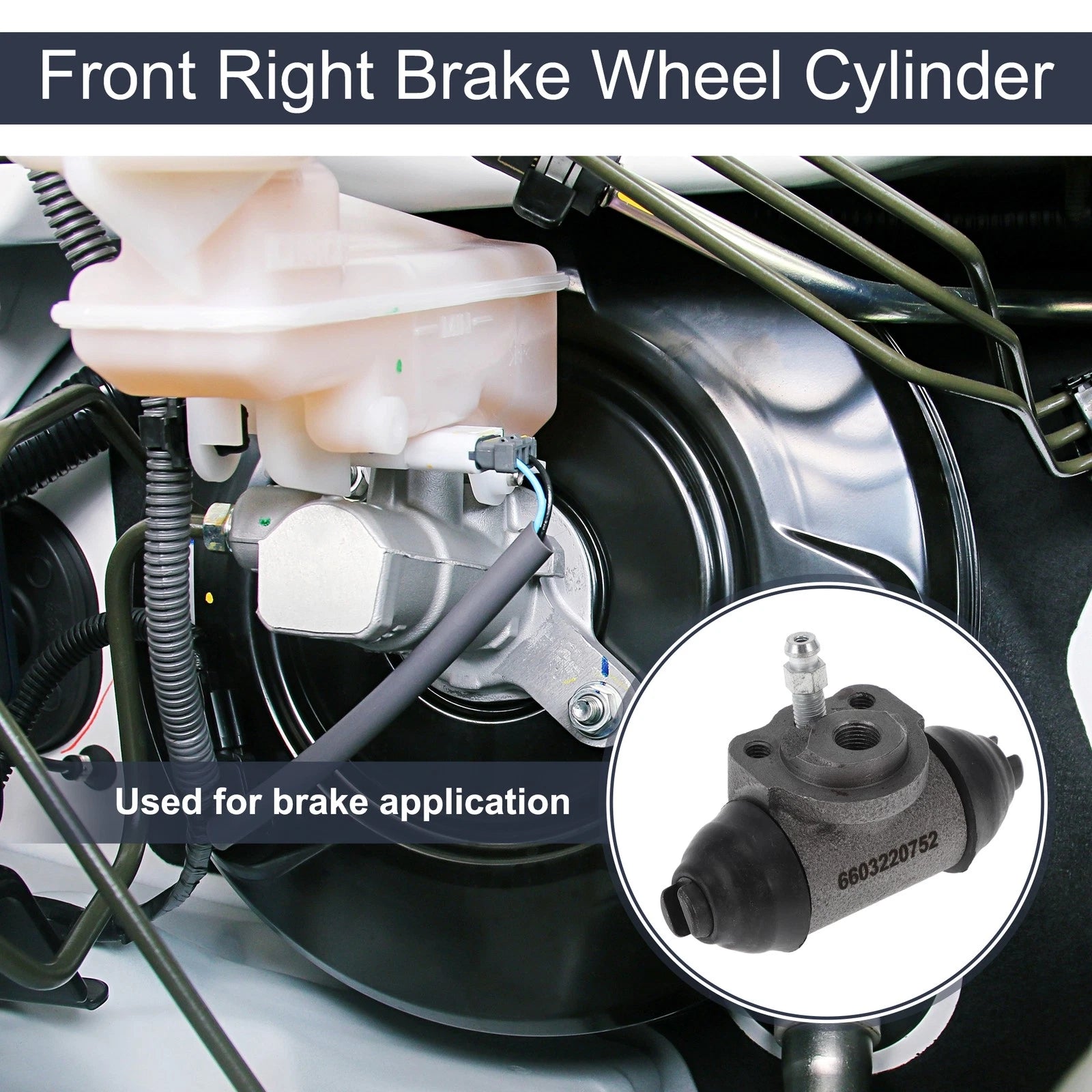 Front Right Brake Wheel Cylinder No. 4755012060 for Toyota Corolla (1971–1987)