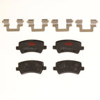 Set of 4 Disc Brake Pads for Volvo XC60 (2010–2017)