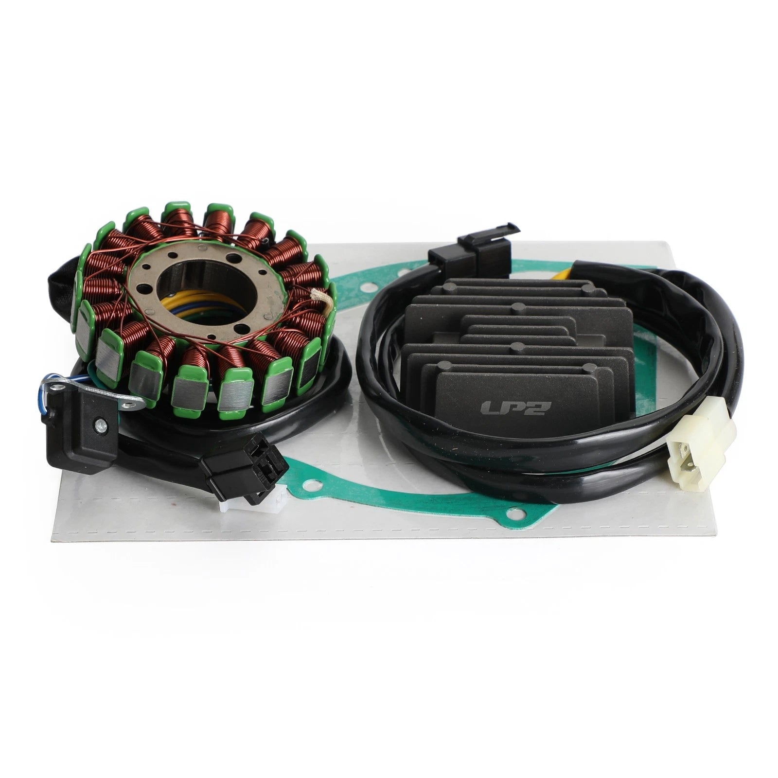 Magneto Stator, Voltage Rectifier, Gasket for Suzuki DR125SE, DR200SE (1994–2013)