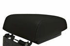 Leather Console Lid Armrest Cover for Mitsubishi Montero (2001–2006) Black