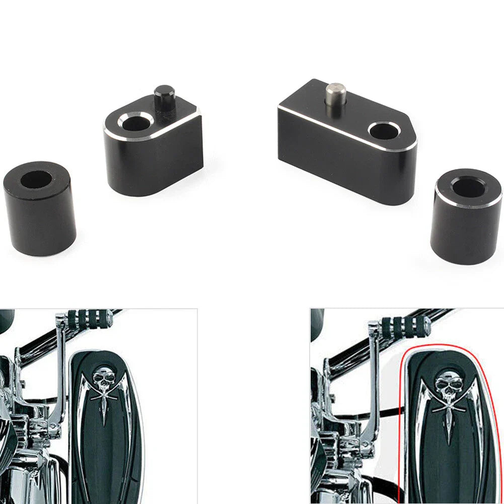 1" Driver Floorboard Spacer Extension for Harley Touring Road King (2009-2023)