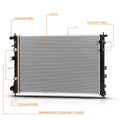 Aluminum Cooling Radiator DPI-2846 for Subaru B9 Tribeca (2006–2014)